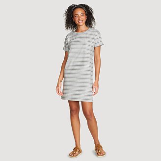 Eddie Bauer Women's Coast And Climb Short-Sleeve Pocket T-Shirt Dress