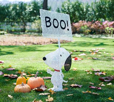 Peanuts&#8482; Lit Snoopy&#8482; With Boo Sign - Explore this product in more detail!