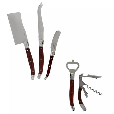French Home Laguiole Cheese Knives & Wine Openers