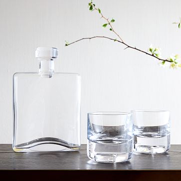 Cask Whiskey Decanter and Glasses