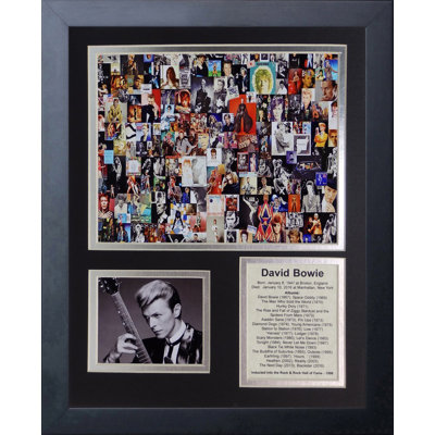 Legends Never Die David Bowie Framed Photographic Print