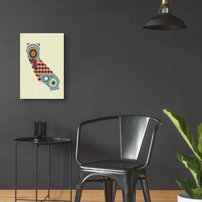 George Oliver " California State Map " by Lanre Adefioyue