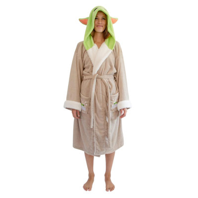 Ukonic Adult Mid-Calf Bathrobe with Hood
