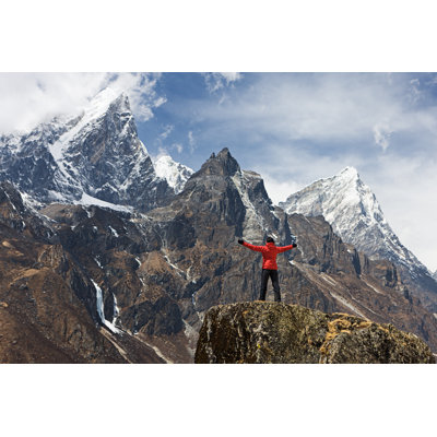 Millwood Pines Woman Looking at Ama Dablam by Hadynyah