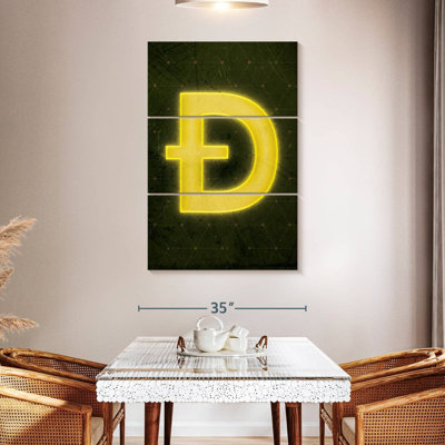 Bungalow Rose Kerner Cryptocurrency Dogecoin Logo I