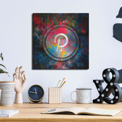 Trinx DOT Polkadot Crypto Coin,' Metal Wall Art