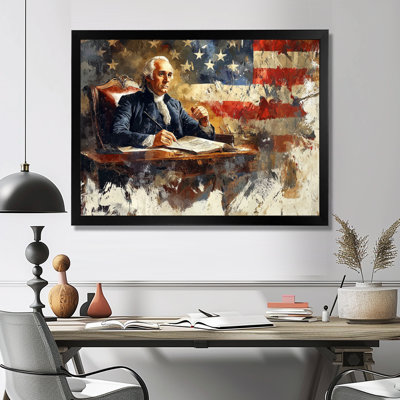 Winston Porter James Madison Presenting The Bill Of Rights In Usa - USA Patriotist Wall Art Decor