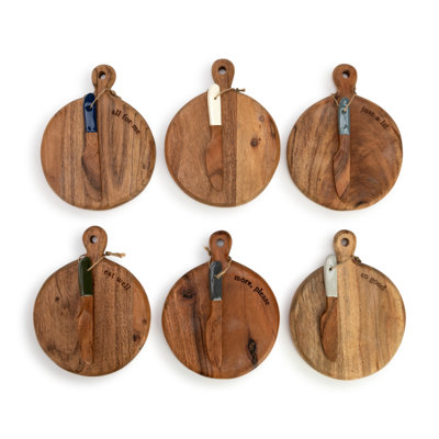 DEMDACO 6 Piece Cheese Board Set
