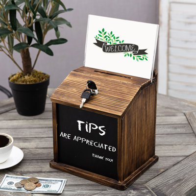 MyGift Restaurant Tip and Fundraising Donation Money Box