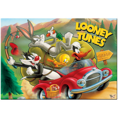 Trend Setters Looney Tunes (The Camping Trip) Vintage Advertisement Plaque