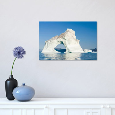East Urban Home Icebergs in the Uummannaq Fjord System, Northwest Greenland, Denmark by Martin Zwick - Wrapped Canvas Photograph