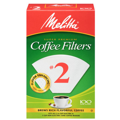 Melitta 612412 Cone Coffee Filters