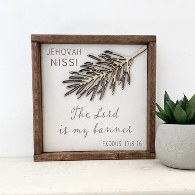 August Grove® Jehovah Nissi Sculpture