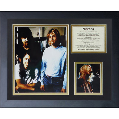 Legends Never Die Nirvana Framed Memorabilia