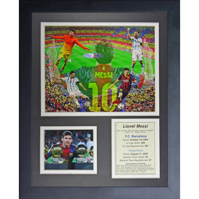 Legends Never Die Lionel Messi Framed Memorabilia