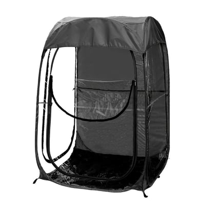 1 Portable Sports Tent Quickly Set Up A Changing Room And Outdoor Shelter Lightweight And Foldable, Black Protects Against Cold And Rain, Suitable For Camping, Beaches, And Sporting Events