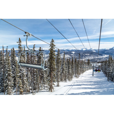 Ebern Designs Ski Chair Lift at Breckenridge by Onfokus