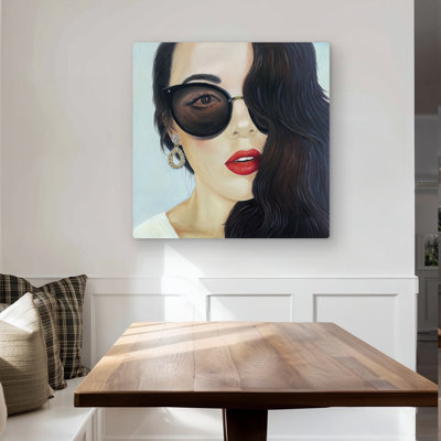 Red Barrel Studio® Fashionable Sunglasses - Stylish Metal Print for Home Decor