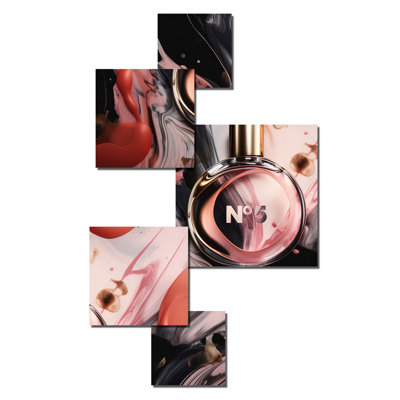 Design Art Pink Perfume Scented Treasures II 5 Pieces
