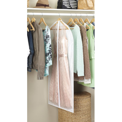 Whitmor Zippered Hanging Dress Bag - Clear