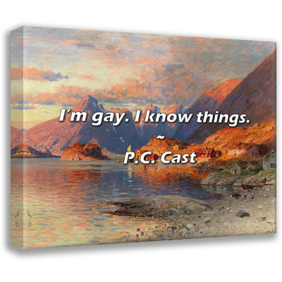 Trinx P.C. Cast Quote: I’m gay. I know things.