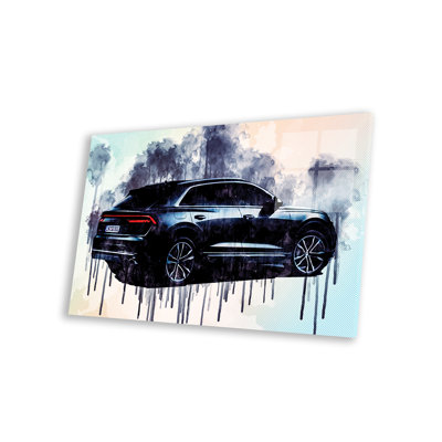 17 Stories 2020 Audi Sq8 Rear View Exterior Gray Suv by Sissy Angelastro