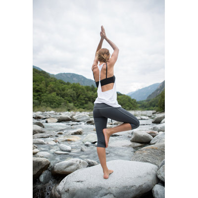 Ebern Designs Healthy Woman Exercising by Swissmediavision