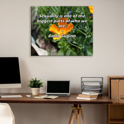 Astoria Grand Gallery Wrapped Canvas By Carla Gugino: "Sexuality is one of the biggest parts of who w