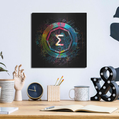 Luxe Metal Art 'Ergo Crypto Power' By Epic Portfol " Ergo Crypto Power " by Valentyn Artemenko