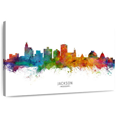 Elephant Stock Jackson Mississippi Skyline I