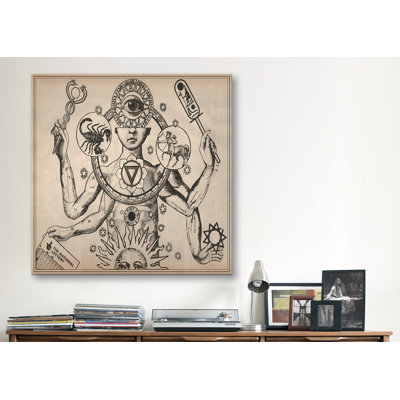 iCanvas Esoteric Figure Drawing Graphic Art on Canvas
