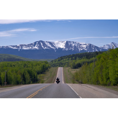 Millwood Pines Motorcyclist Driving on Highway by Wildroze