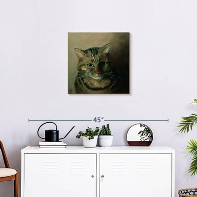 Ebern Designs Brampt A Head Study Of A Tabby Cat