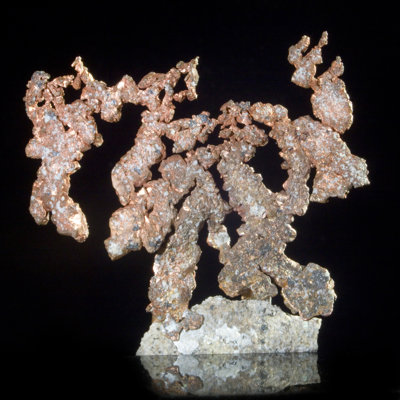 Dakota Fields Native Crystalline Copper. Itauz Mine, Kazakhstan