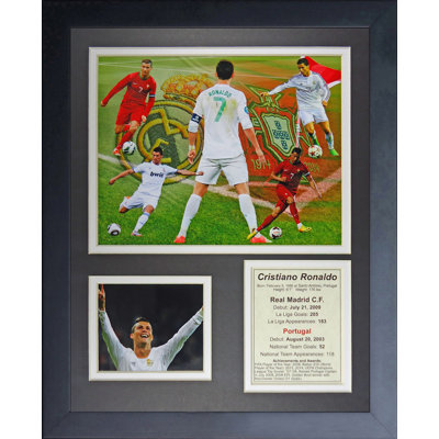 Legends Never Die Cristiano Ronaldo Framed Memorabilia