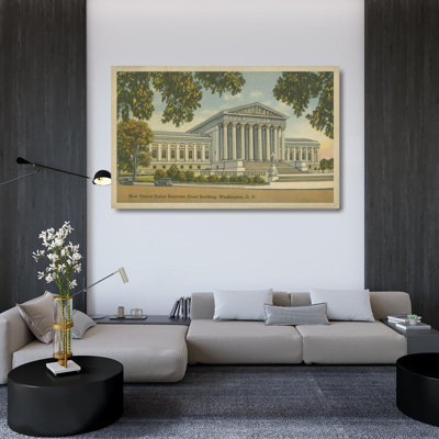Lark Manor™ Unknown Gallery Wrapped Canvas Art Titled: Supreme Court Building, Wash, D.C.