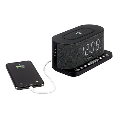 Jensen Qi Wireless Charging Clock