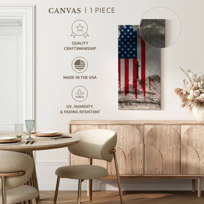 Ebern Designs Christianity And American Flag