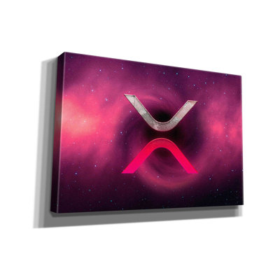 Trinx Cosmic Crypto XRP by Epic Portfolio - Wrapped Canvas Graphic Art
