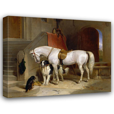Lark Manor™ "Favourites, the Property of H.R.H. Prince George of Cambridge" by Sir Edwin Henry Landseer - Gallery Wrap Canvas Wall Art