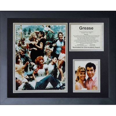 Legends Never Die Grease Framed Memorabilia
