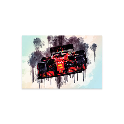 Williston Forge Ferrari Sf21 Charles Leclerc 2021 F1 Cars Formula 1 Ferrari by Sissy Angelastro