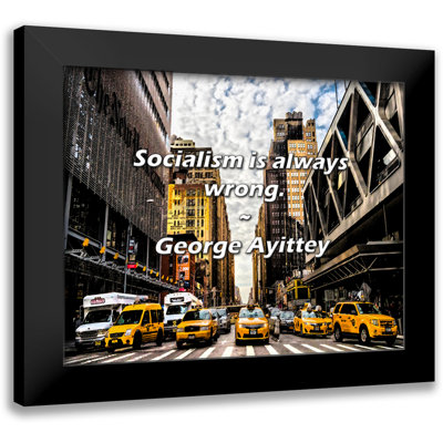 Ivy Bronx George Ayittey Quote: Socialism is always wrong.