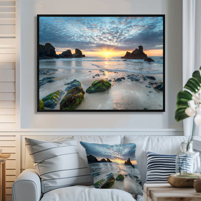 Dovecove Beautiful Porthcothan Bay - Seashore Print