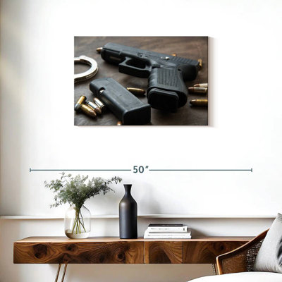 Elephant Stock Police Handgun And Bullets