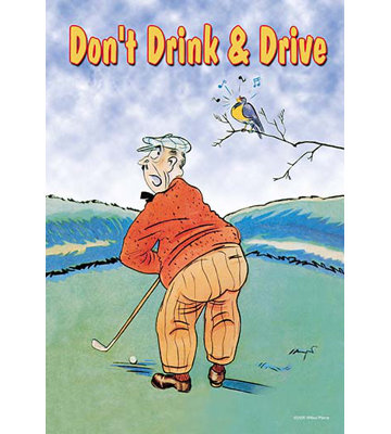 Buyenlarge 'Don't Drink and Drive' by Wilbur Pierce Vintage Advertisement