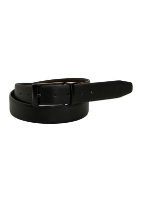 Stone Mountain Men's Pebble Grain Casual Reversible Belt, Medium