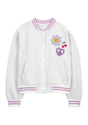 Carter's Girls 4-6x Embroidered Varsity Jacket