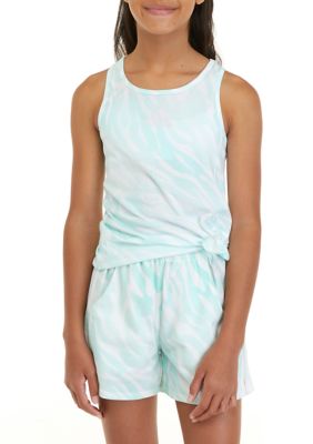 adidas Girls 7-16 Sleeveless Side Tie Tank Top