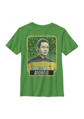 Star Trek Boys 4-7 Lucky Android Data Graphic T-Shirt